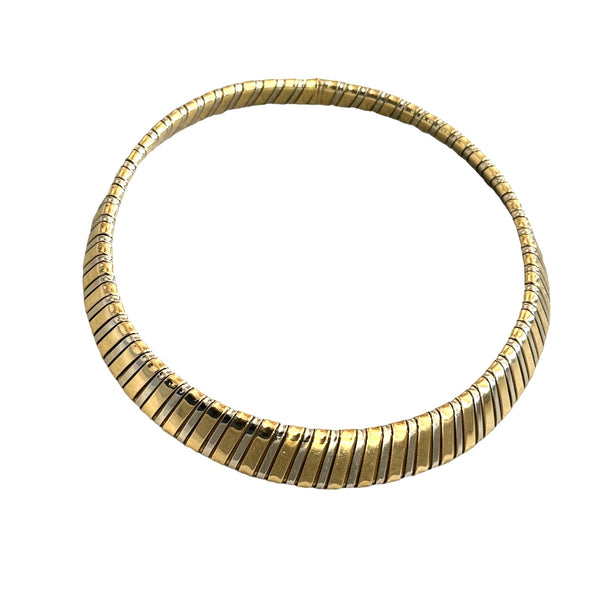 Carlo Weingrill 18k Two Color Gold Tubogas Necklace