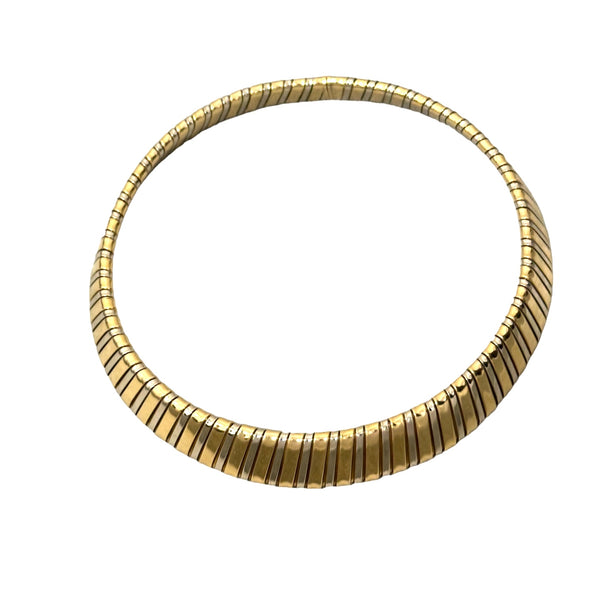 Carlo Weingrill Two Color Gold Tubogas Necklace