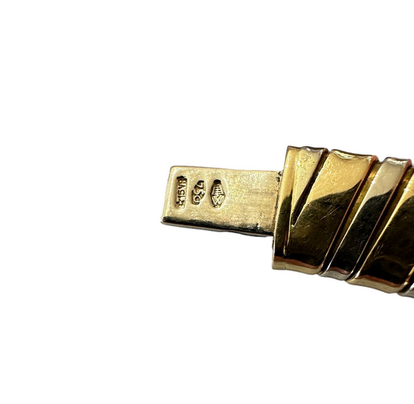 Carlo Weingrill Two Color Gold Tubogas Necklace