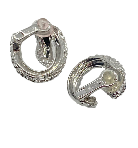 Boucheron Serpent Boheme Diamond White Gold Earrings