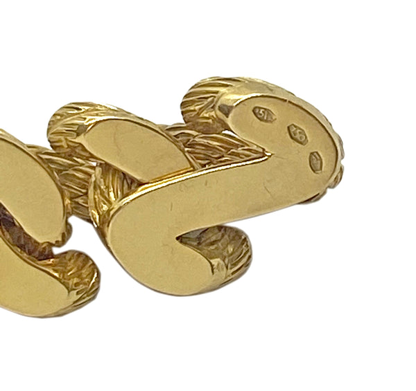 Carlo Weingrill 1970s Gold Lapis Lazuli Bracelet