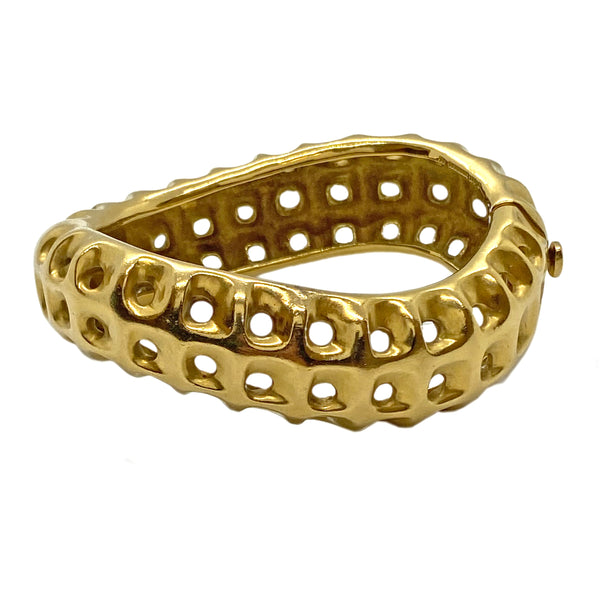Angela Cummings Gold Honeycomb Bracelet