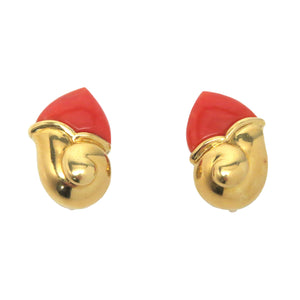 de Grisogono Coral Gold Earrings
