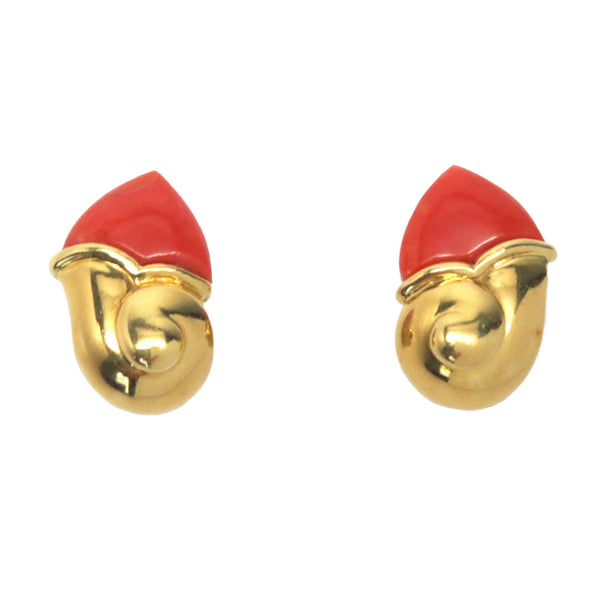 de Grisogono Gold Coral Earrings