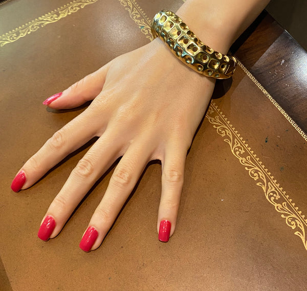 Angela Cummings Gold Honeycomb Bracelet