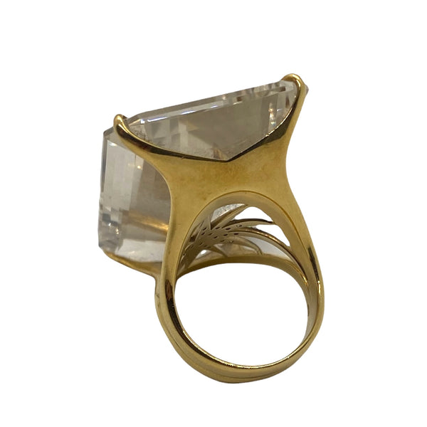 H. Stern Cobblestone Gold Diamond Crystal Ring