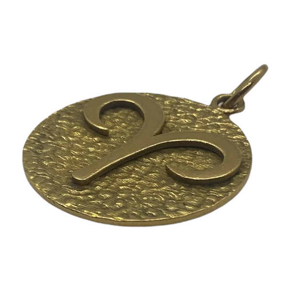 1970s Tiffany & Co Gold Aries Zodiac Charm Pendant