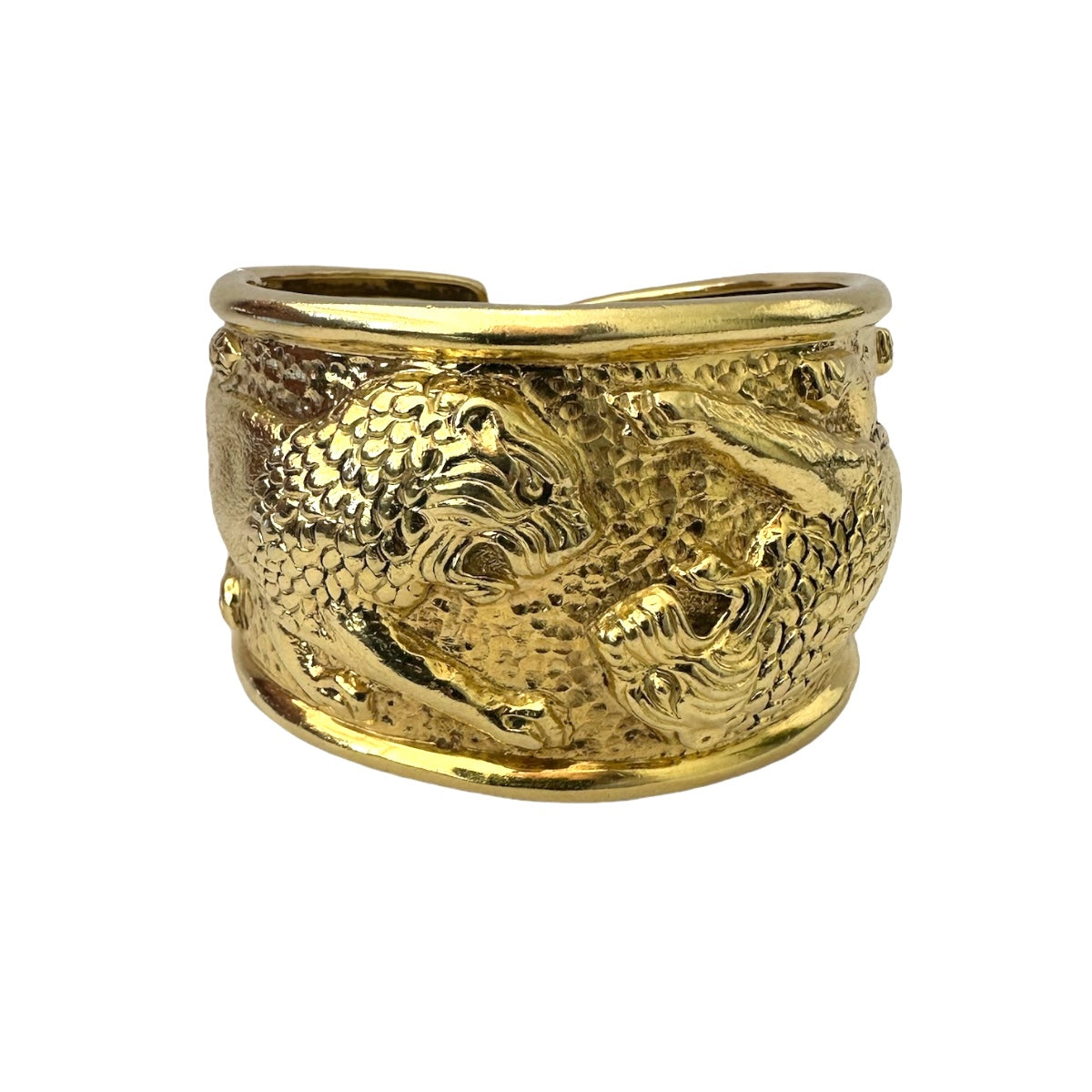 Maz Gold Lion Cuff Bracelet