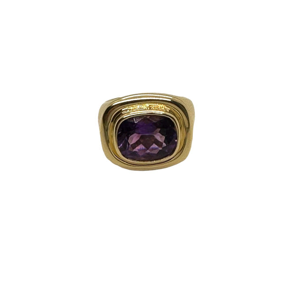Tiffany & Co. Paloma Picasso Gold Amethyst Ring