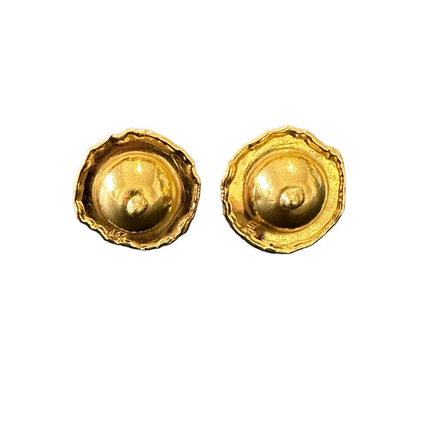 Jean Mahie Gold Free Form Earrings