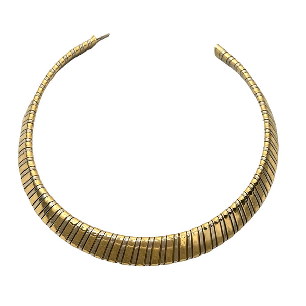 Carlo Weingrill Two Color Gold Tubogas Necklace