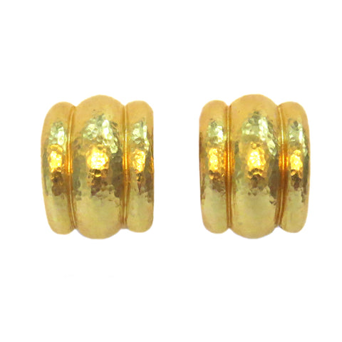 Elizabeth Locke Amalfi Gold Earrings