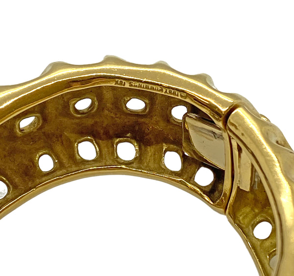 Angela Cummings Gold Honeycomb Bracelet