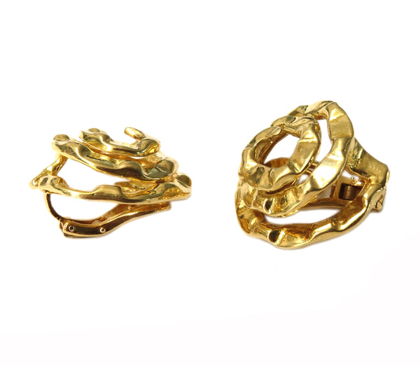 Vintage Cartier Aldo Cipullo Gold Earrings