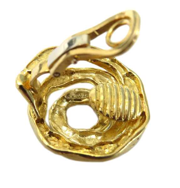Vintage Cartier Aldo Cipullo Gold Earrings