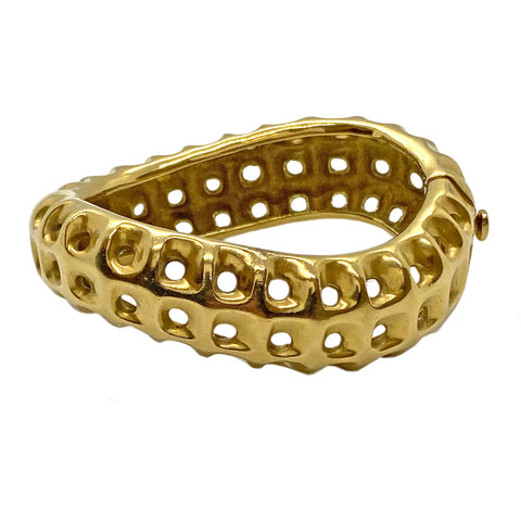 Angela Cummings Gold Honeycomb Bracelet