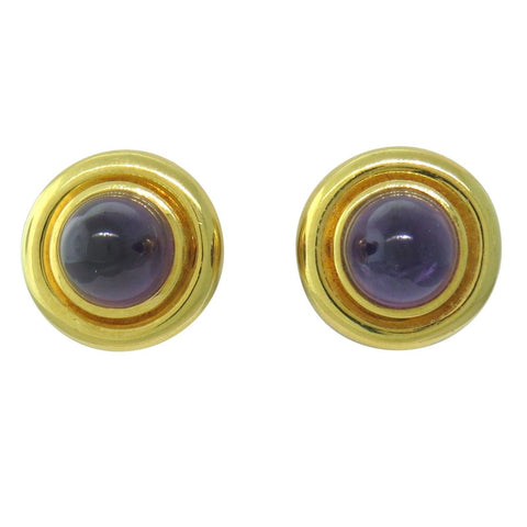 Vintage Tiffany & Co Paloma Picasso Gold Amethyst Earrings