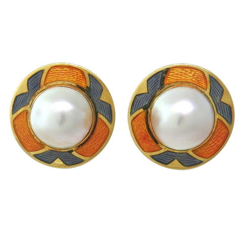 De Vroomen Gold Earrings