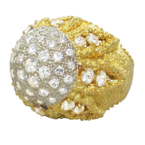 Vintage gold diamond ring