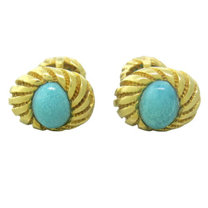 Tiffany & Co Jean Schlumberger Turquoise Cufflinks