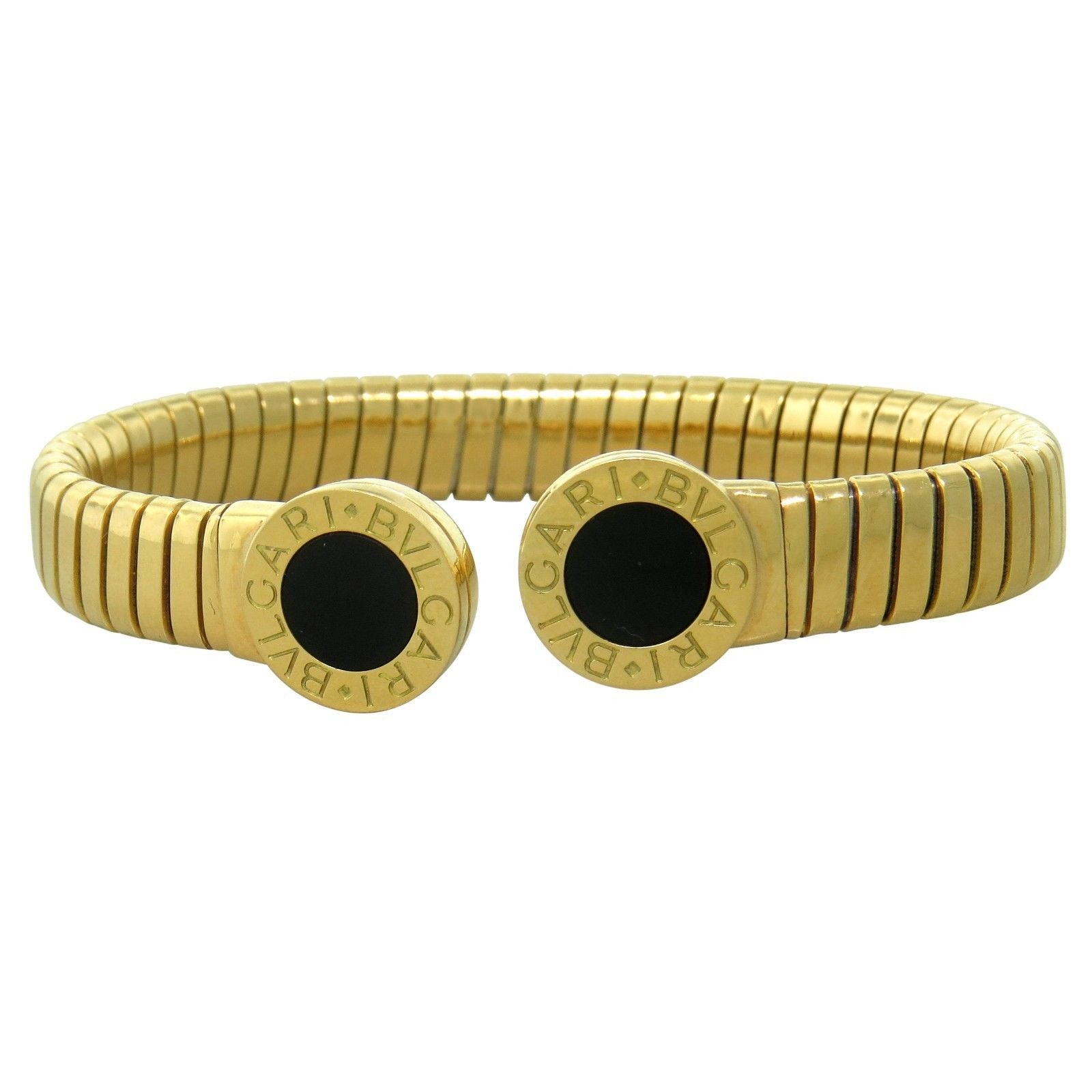 Bulgari Tubogas Onyx Bracelet