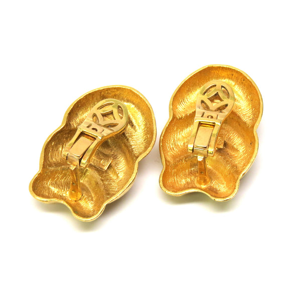 Ilias Lalaounis Greece Gold Earrings