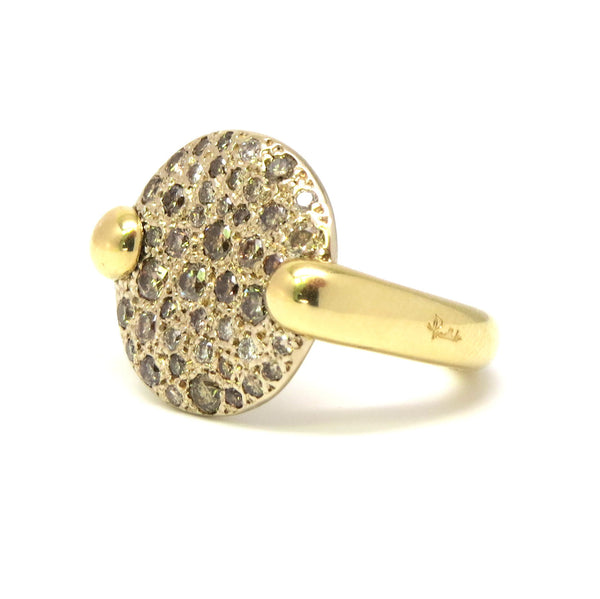 Pomellato Sabbia Gold Fancy Brown Diamond Ring