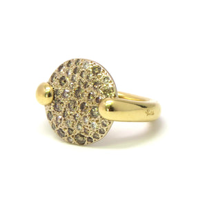 Pomellato Sabbia Gold Fancy Brown Diamond Ring