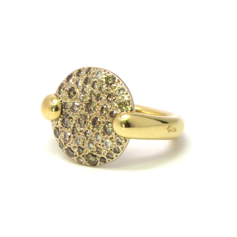 Pomellato Sabbia Gold Fancy Brown Diamond Ring