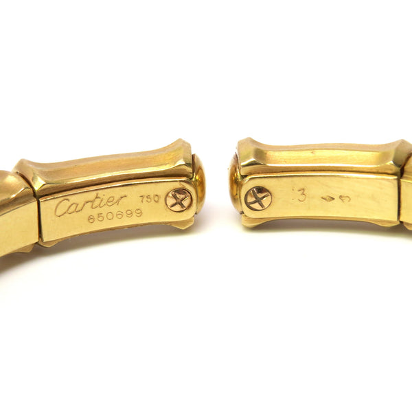 Cartier Bamboo Collection Gold Cuff Bracelet
