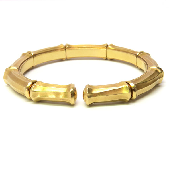 Cartier Bamboo Collection Gold Cuff Bracelet