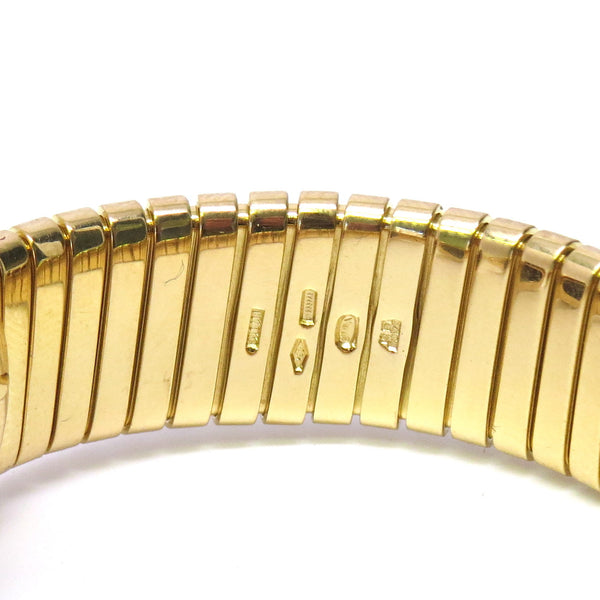Bulgari Monete Ancient Coin Gold Tubogas Cuff Bracelet
