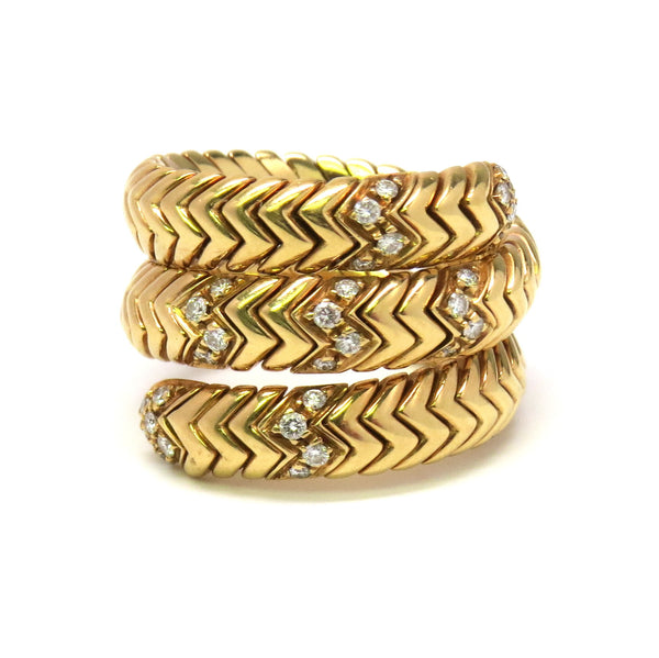 Bvlgari Spiga Diamond Ring
