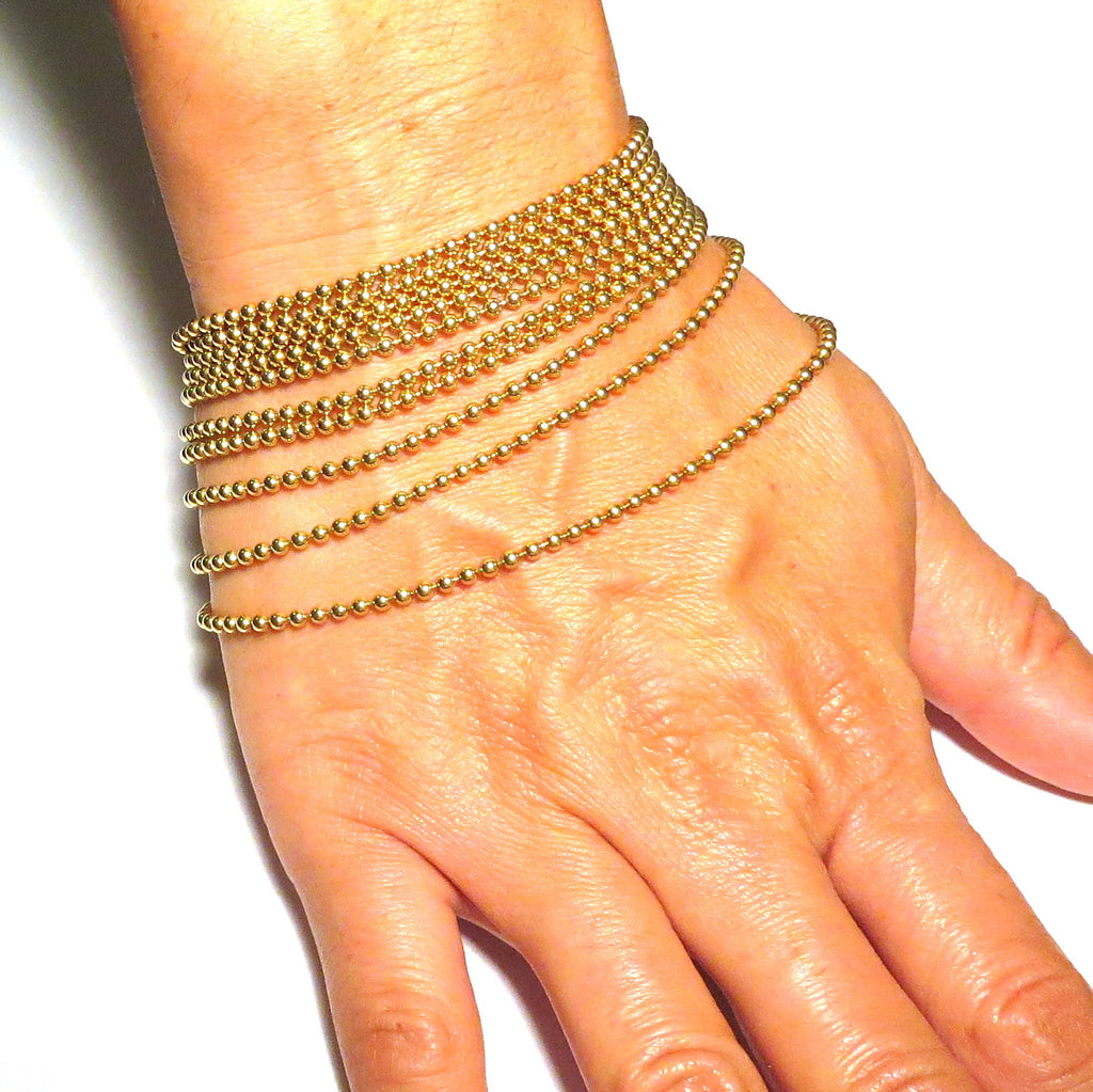 Cartier Draperie Gold Ten Row Bracelet Stanley Michael