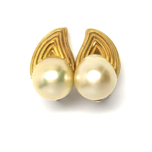 Christopher Walling Pearl Diamond Earrings
