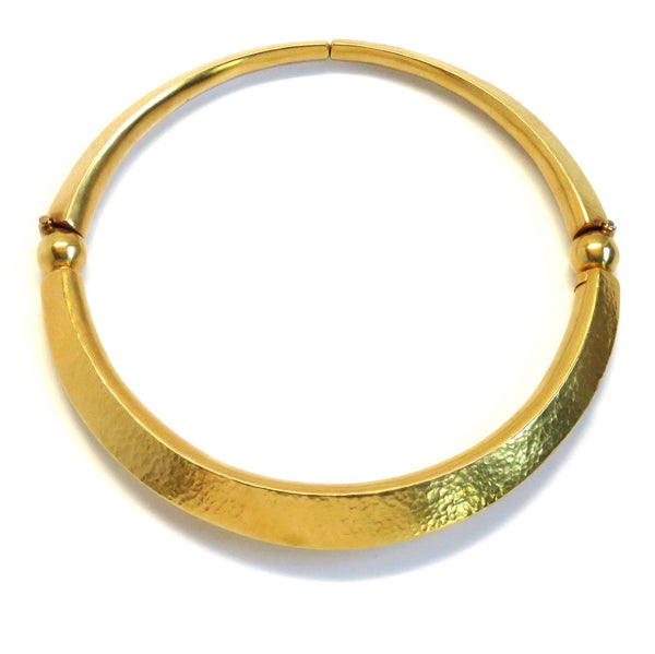 Ilias Lalaounis Gold Choker Necklace