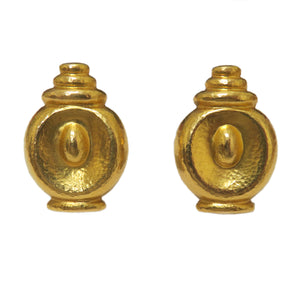 Ilias Lalaounis Gold Earrings