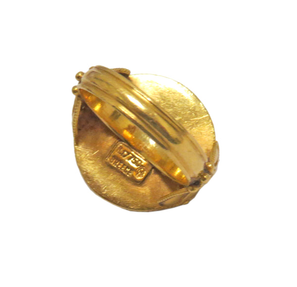 Ilias Lalaounis Gold Ruby Cabochon Ring