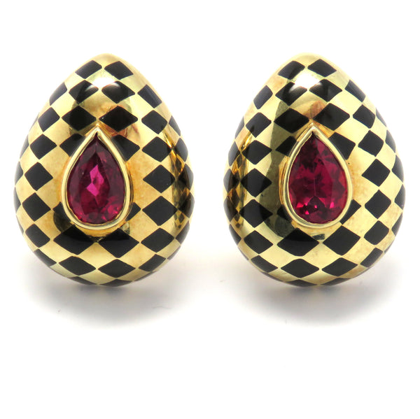 Angela Cummings Pink Tourmaline Earrings