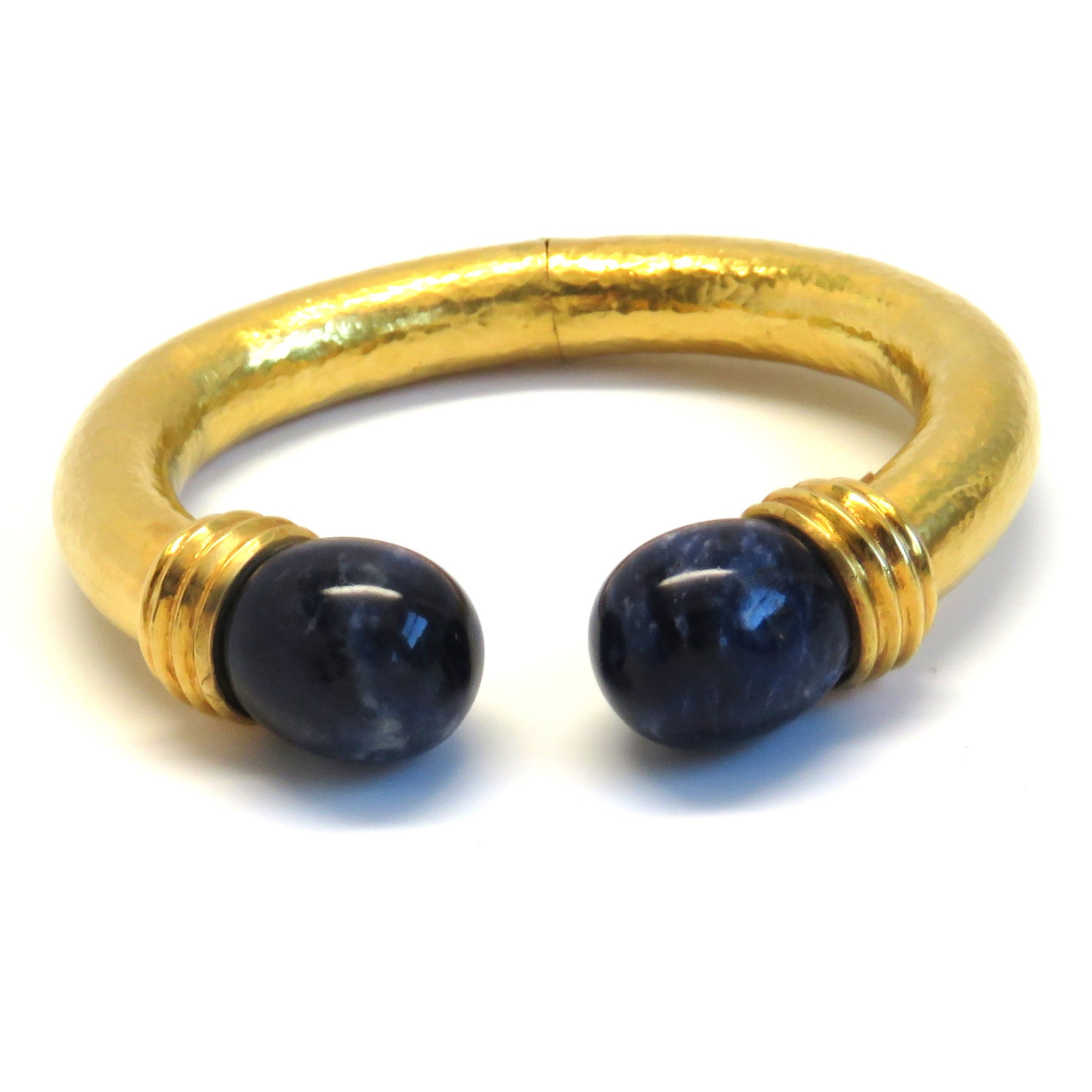 Ilias Lalaounis Sodalite Cuff Bracelet