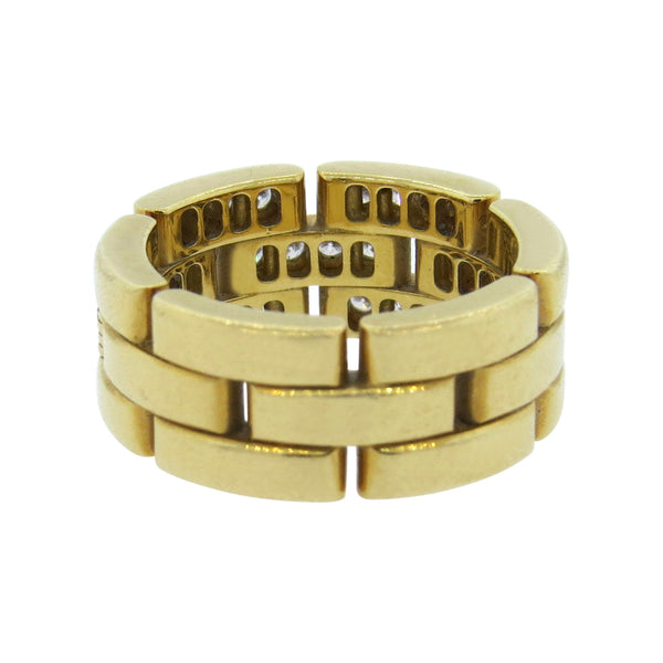 Cartier Maillon Panthere Gold Diamond Ring