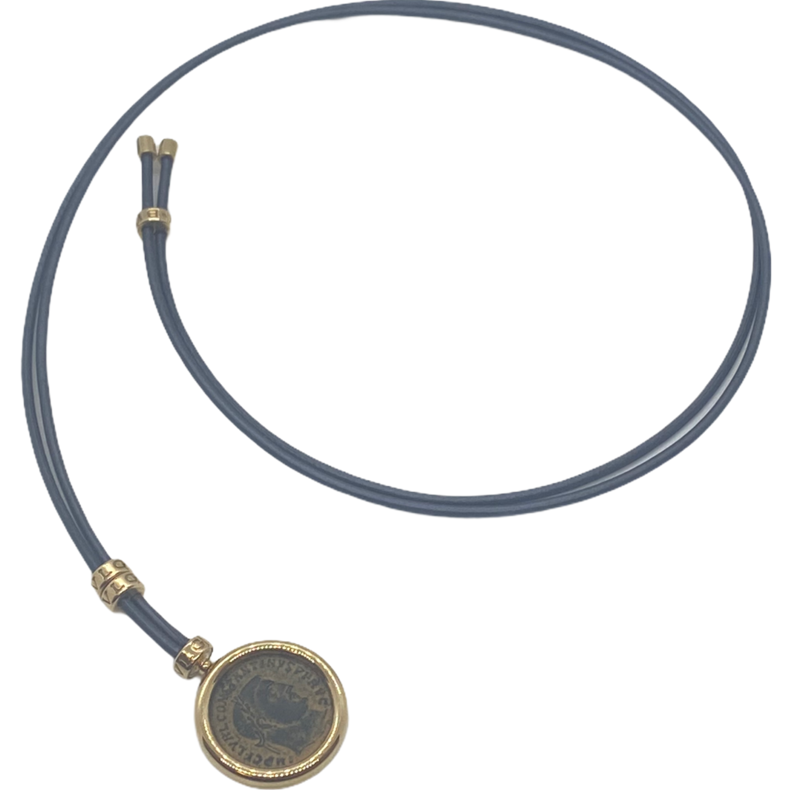 Bulgari Monete Ancient Coin Gold Pendant Necklace