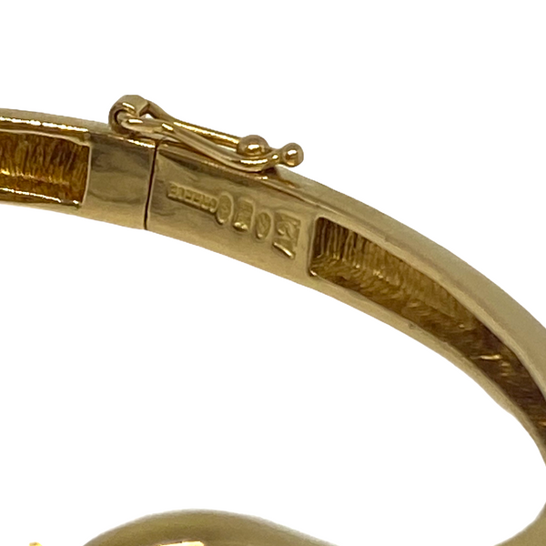 Ilias Lalaounis Gold Diamond Ruby Bangle Bracelet