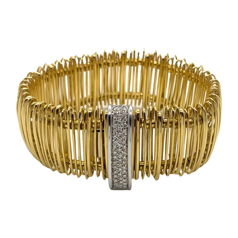 Orlando Orlandini Gold Diamond Bracelet