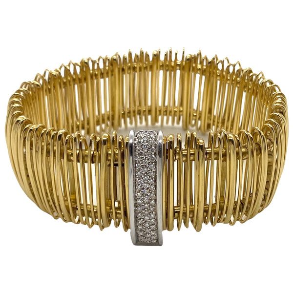 Orlando Orlandini Gold Diamond Bracelet