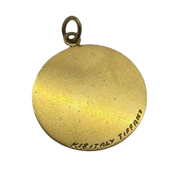 1970s Tiffany & Co Gold Aries Zodiac Charm Pendant