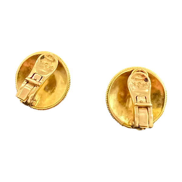 Ilias Lalaounis Gold Sodalite Earrings