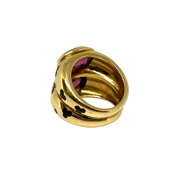 Elizabeth Gage Gold Tourmaline Ring