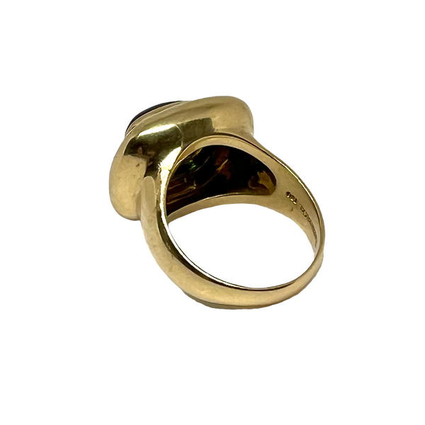 Tiffany & Co. Paloma Picasso Green Tourmaline Gold Ring