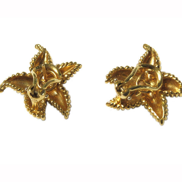 Tiffany & Co Starfish Gold Earrings